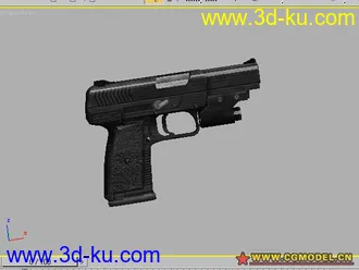 3D打印模型几把精致手枪的图片