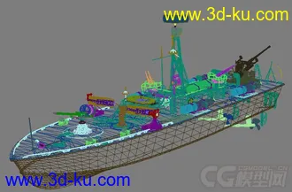 3D打印模型军舰······的图片