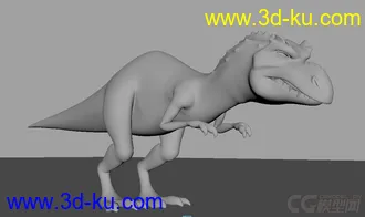 3D打印模型带绑定的恐龙的图片