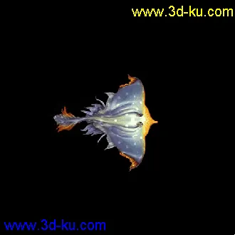 3D打印模型翩翩起舞的魔鬼鱼的图片