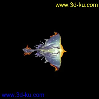 3D打印模型翩翩起舞的魔鬼鱼的图片