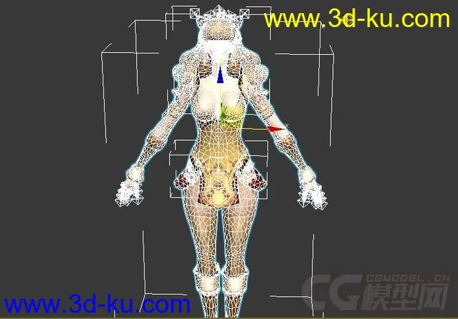 免费带绑定玄幻美女模型下载的图片1