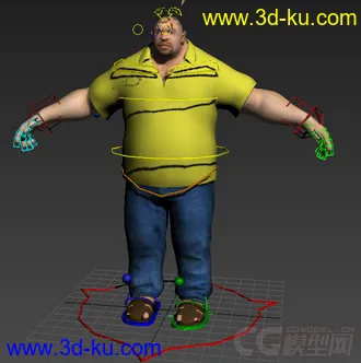 3D打印模型男人，外国人的图片