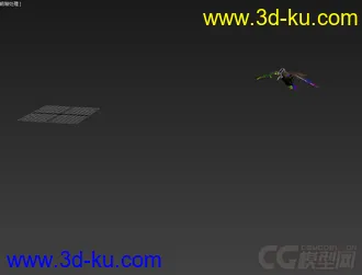 3D打印模型乌鸦，带绑定动画，免费的图片