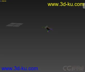 3D打印模型乌鸦，带绑定动画，免费的图片