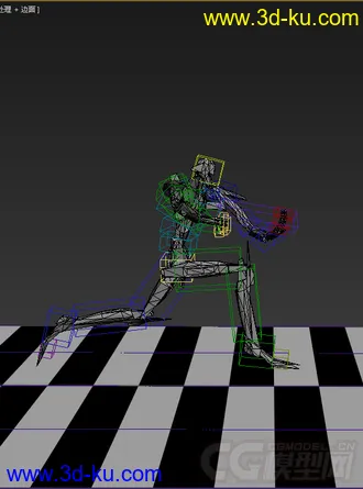 3D打印模型低模免费，带绑定动画的图片