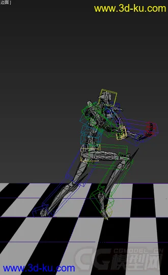3D打印模型低模免费，带绑定动画的图片