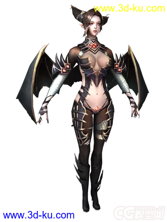 免费玄幻蝙蝠女模型下载的图片