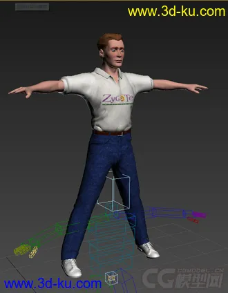 3D打印模型男人的图片