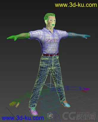 3D打印模型男人的图片