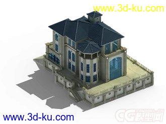 3D打印模型现代别墅建筑的图片
