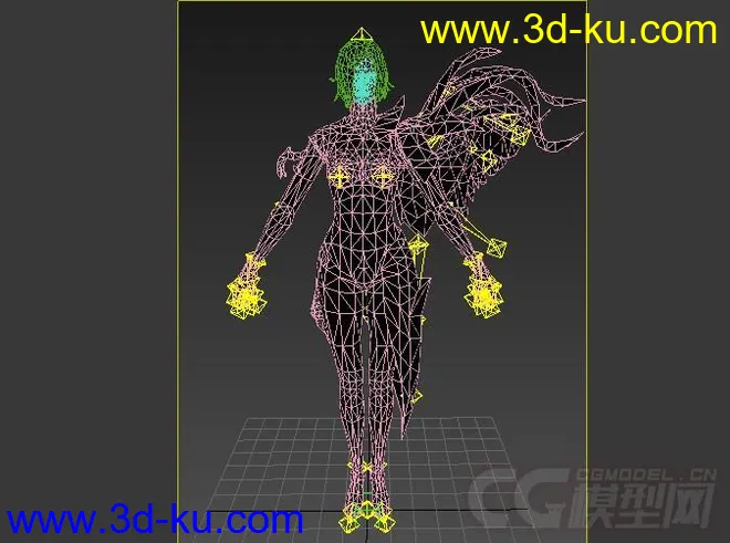 免费有绑定女精灵模型下载的图片1