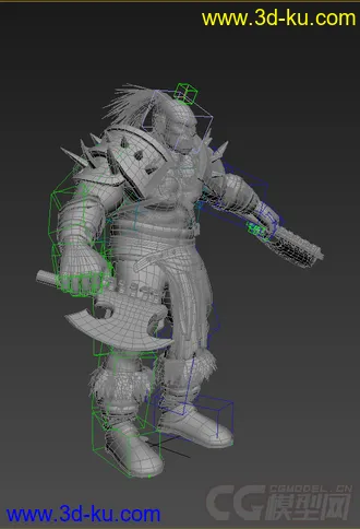 3D打印模型兽人的图片
