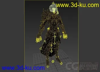 免费有绑定男战士模型下载的图片