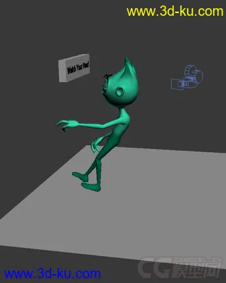 3D打印模型有趣的小动画，免费的图片