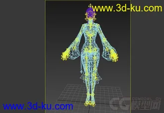 免费有绑定美女精灵模型下载的图片