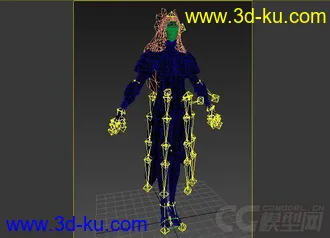 免费有绑定女战士模型下载的图片