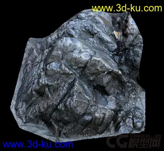 3D打印模型原创超精度石，细节恐怖真实的图片