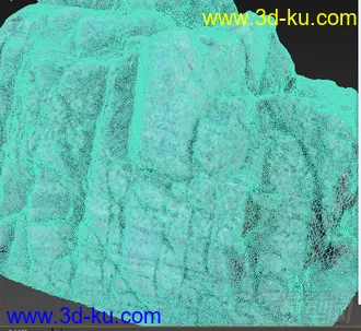 3D打印模型原创超精度石，细节恐怖真实的图片