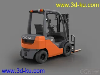 3D打印模型铲车的图片