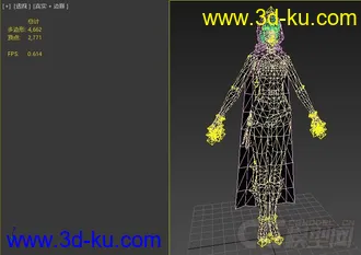 免费有绑定蒙面女戴帽和不戴帽2个模型下载的图片