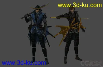 战国BASARA4的全套游戏角色模型包括道具物品的图片
