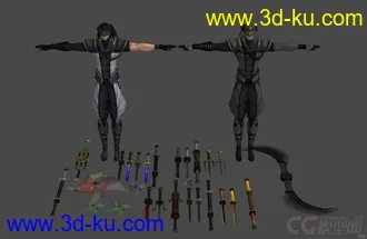 战国BASARA4的全套游戏角色模型包括道具物品的图片