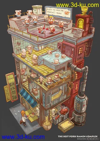 [blender模型]非常有意思的图片
