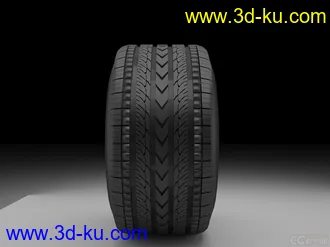 3D打印模型起亚k5精细轮胎的图片