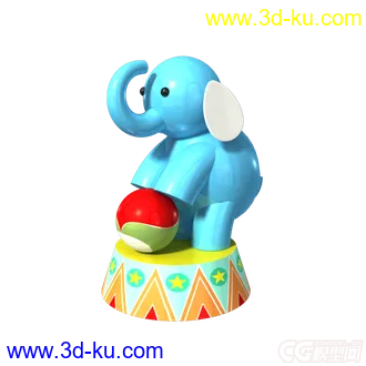 3D打印模型elephant and monkey大象和猴子的图片
