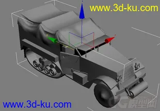 3D打印模型军用吉普车的图片