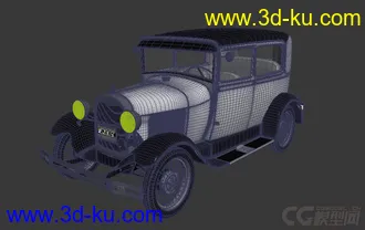 3D打印模型福特 老爷车 Ford Model A Tudor 1929的图片