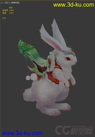 3D打印模型玉兔的图片