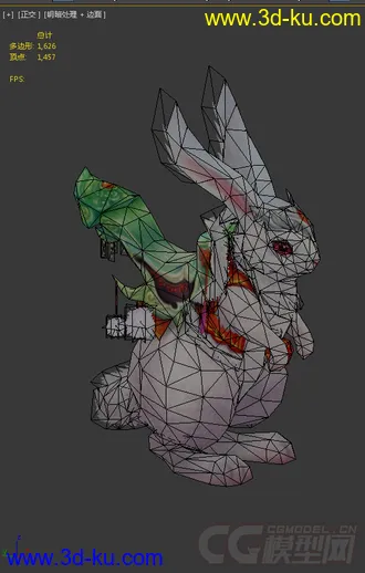 3D打印模型玉兔的图片