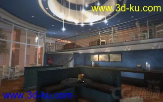 3D打印模型咖啡店的图片
