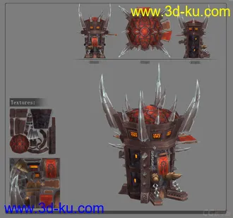 3D打印模型魔兽世界部落场景的图片