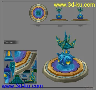 3D打印模型小场景的图片