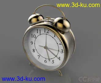 3D打印模型闲来无事，看到个闹钟就顺手做了一下的图片