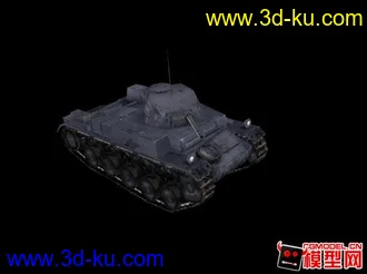 3D打印模型二战坦克的图片