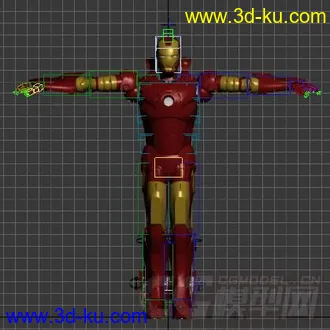 3D打印模型钢铁侠的图片