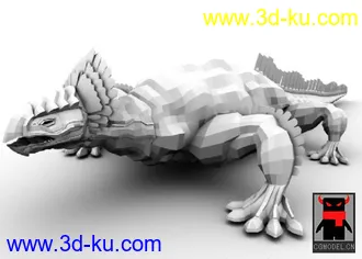 3D打印模型绿羽蜥蜴的图片