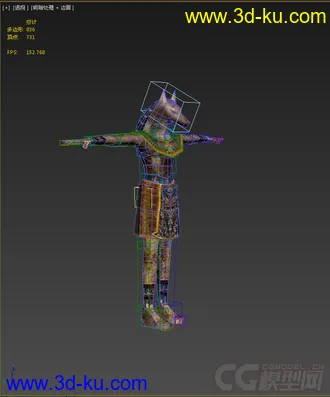 3D打印模型狗头人，带绑定动画的图片