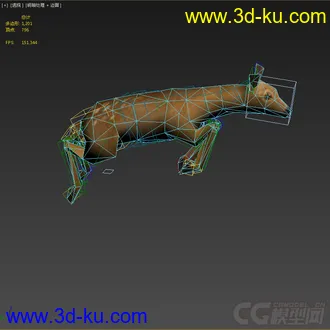 3D打印模型低模免费，小鹿带动画的图片