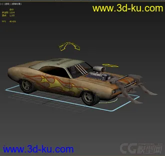 3D打印模型免费小战车的图片