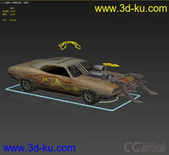 3D打印模型免费小战车的图片