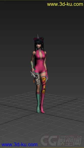 3D打印模型免费女生，带绑定动画的图片