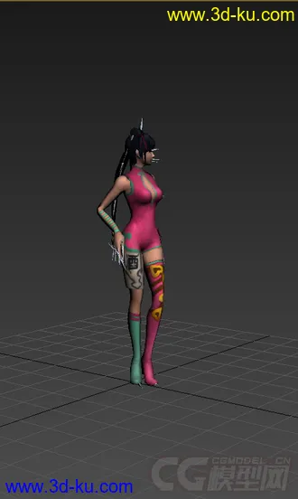 3D打印模型免费女生，带绑定动画的图片