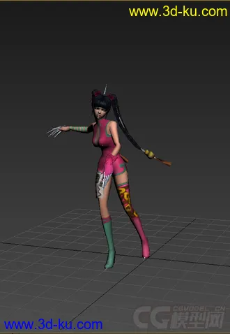3D打印模型免费女生，带绑定动画的图片