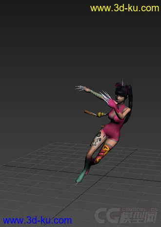 3D打印模型免费女生，带绑定动画的图片