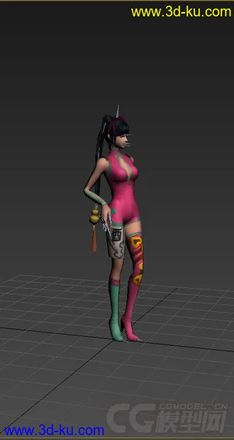 3D打印模型免费女生，带绑定动画的图片